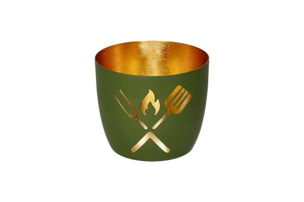 Madras Windlicht Grillbesteck